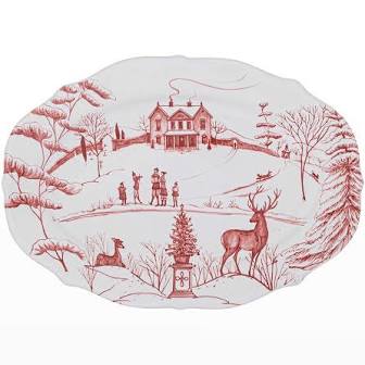 Juliska Country Estate Winter Frolic Ruby - 8" Tray